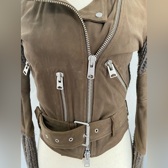 Allsaints Denelle Biker Jacket Size XS - Picture 9 of 16